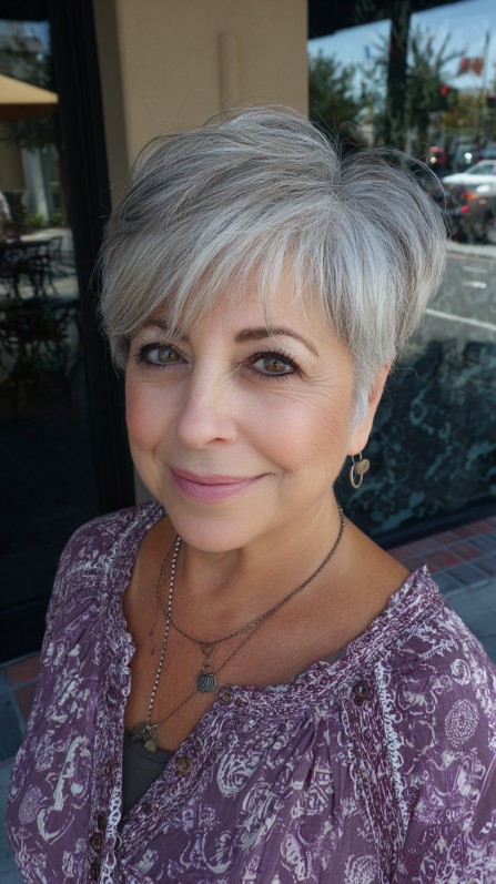 Softly Textured Short Cut with Subtle Layers