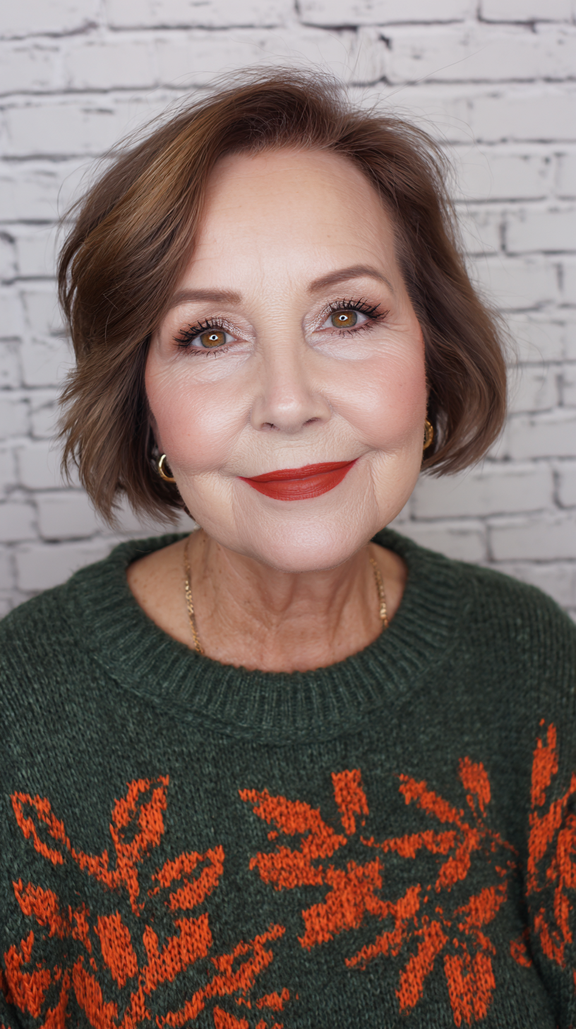 Stylish Textured Bob with Soft Waves