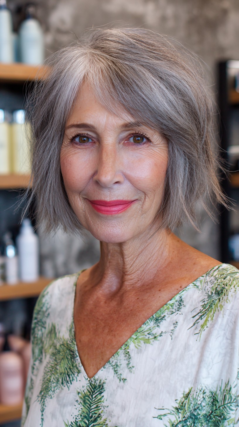 Stylish Textured Bob with Subtle Layers