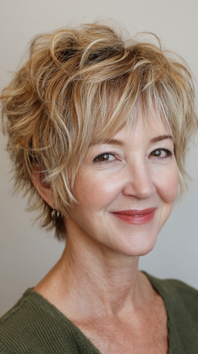 Textured Bixie Shag with Lively Movement