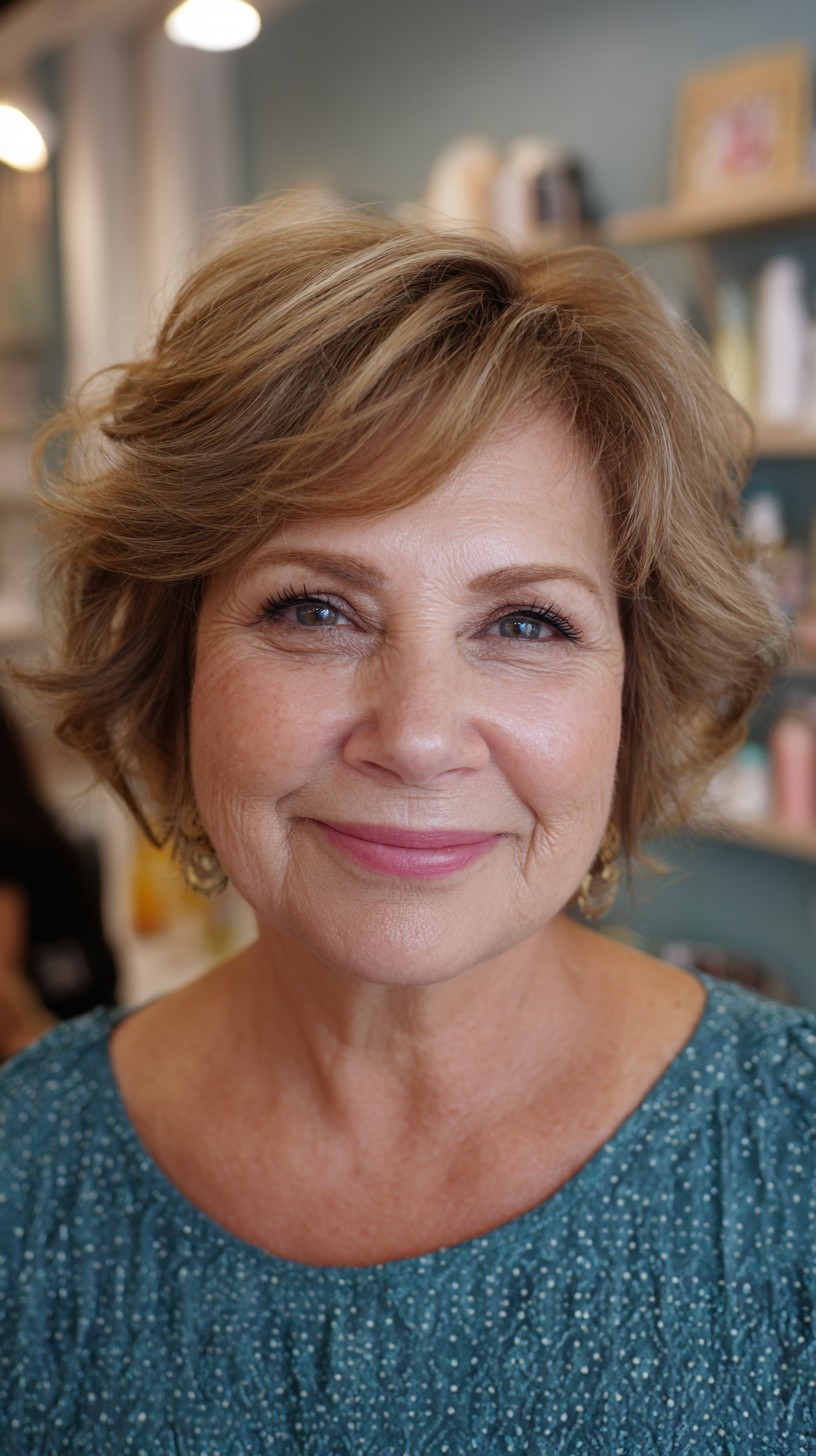 Textured Bixie Shag with Playful Volume