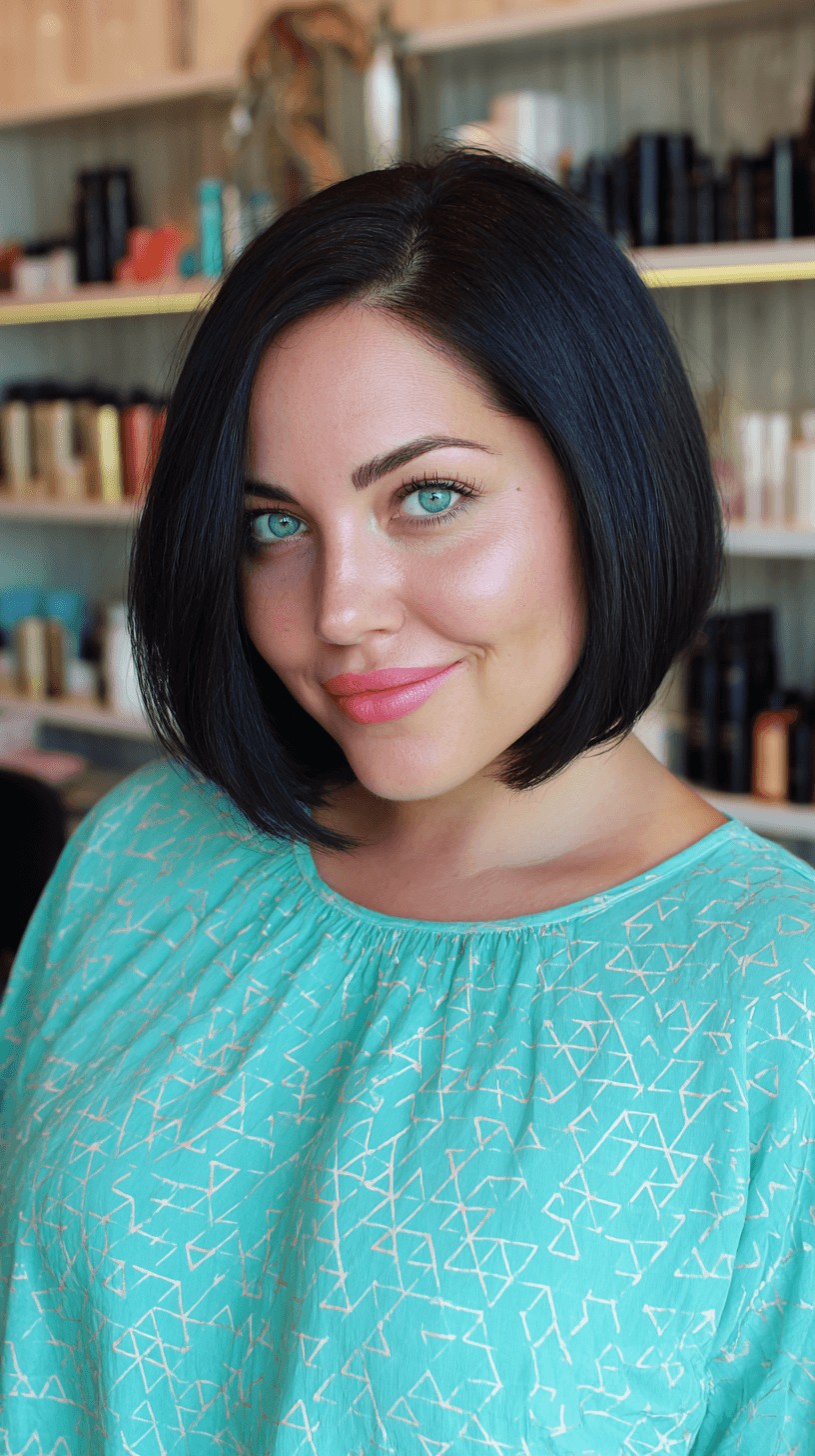 Sleek, Modern A-Line Bob with Subtle Texture
