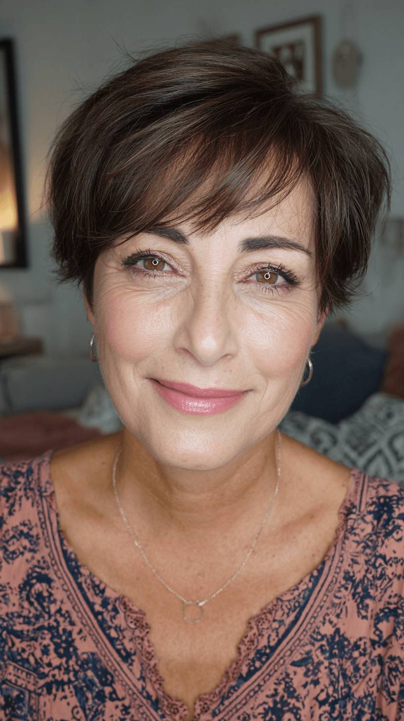 Chic Short Pixie Cut with Textured Layers