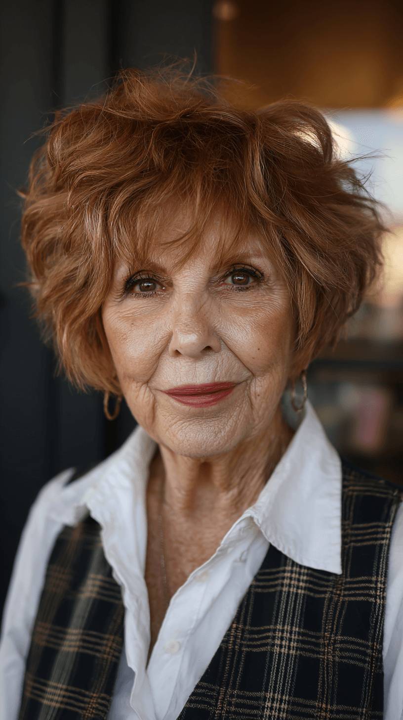 Choppy Short Spiky Bob with Luscious Volume