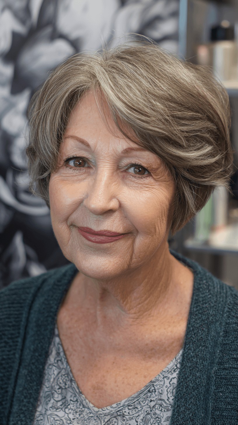 Chic Textured Short Cut with Subtle Waves