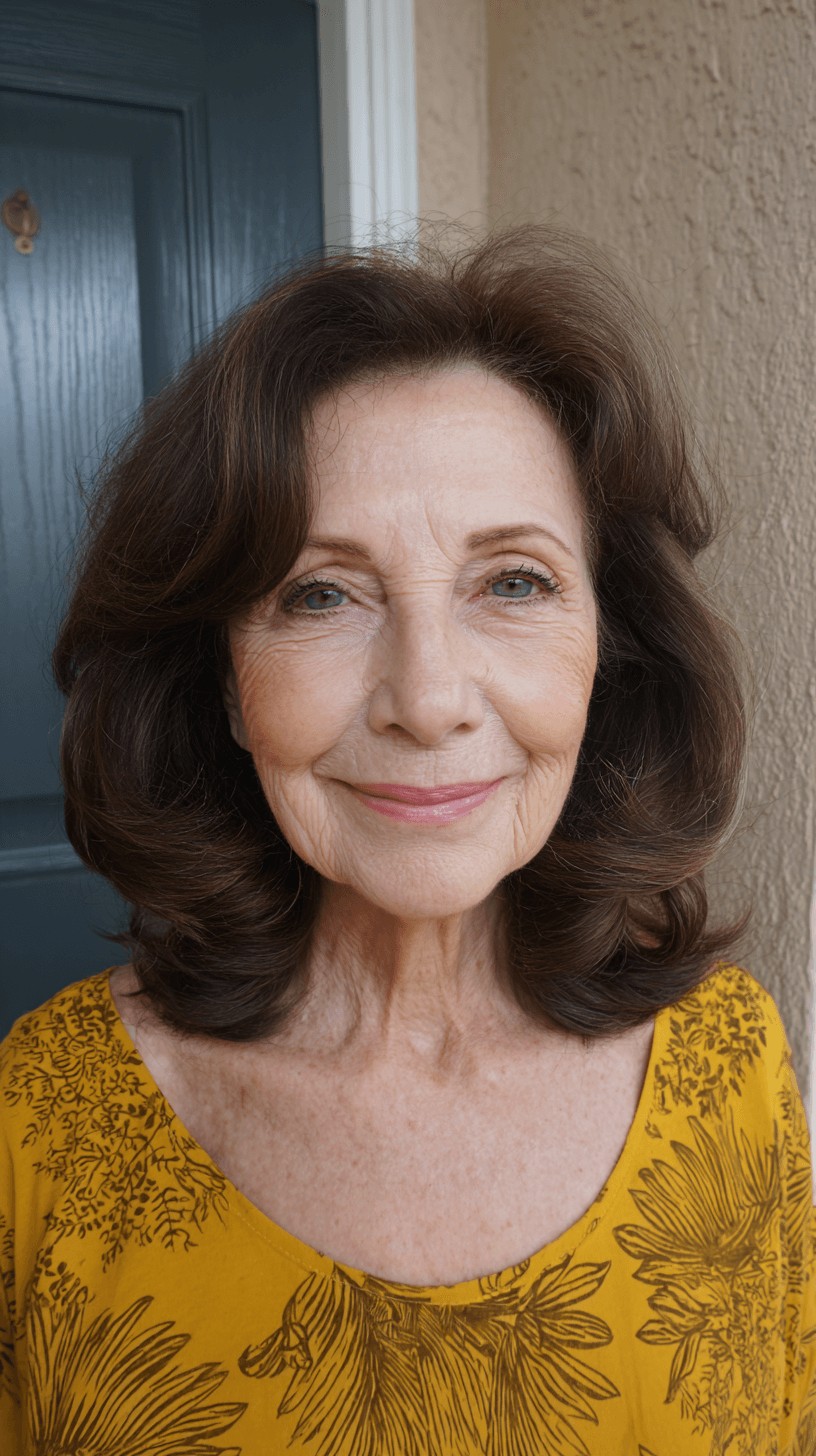 Elegant Voluminous Layered Cut with Soft Waves