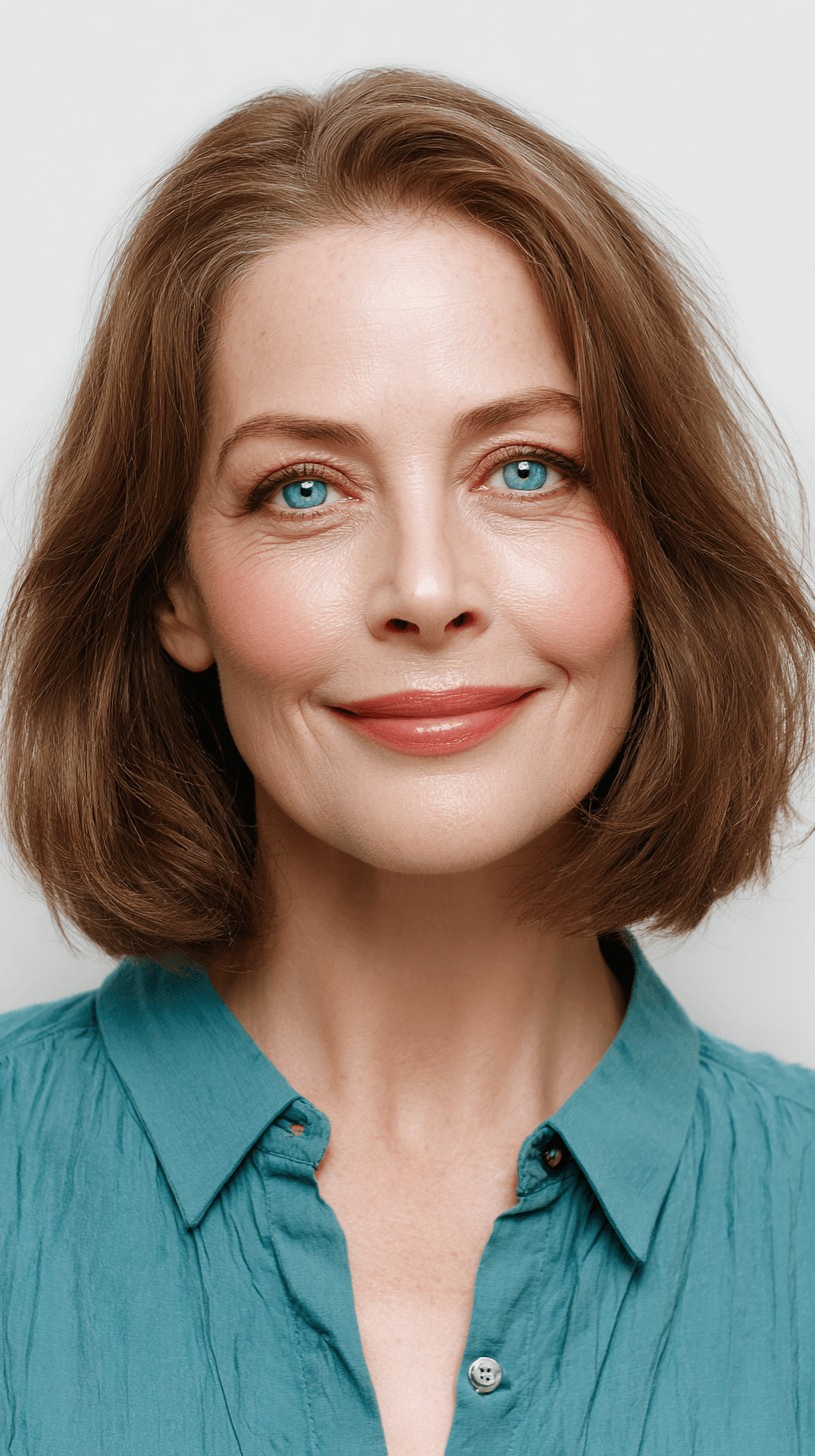 Chic Textured Bob with Soft Waves