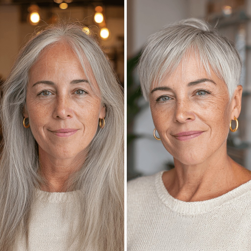 Bold Textured Pixie Cut with Subtle Highlights