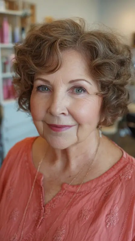 Charming Retro Curls with Defined Texture