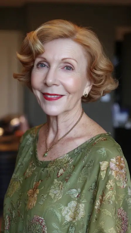 Charming Retro Curls with Soft Waves