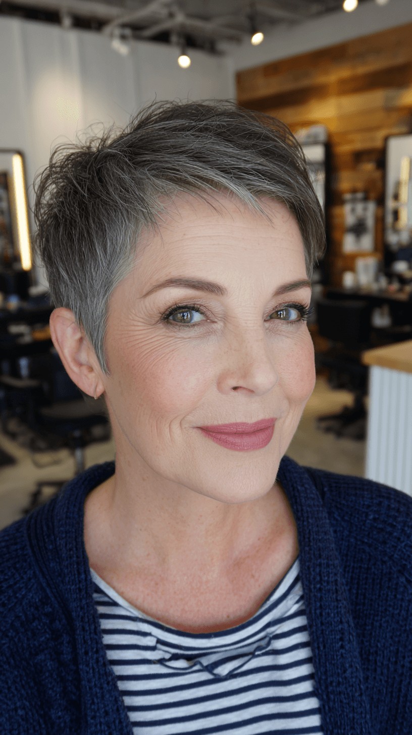 Chic Short Pixie with Textured Layers