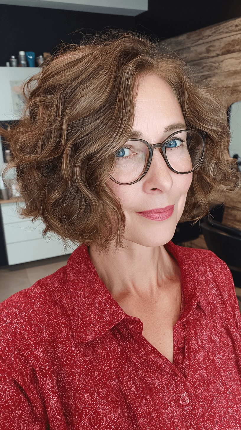 Chic Textured Bob with Subtle Waves