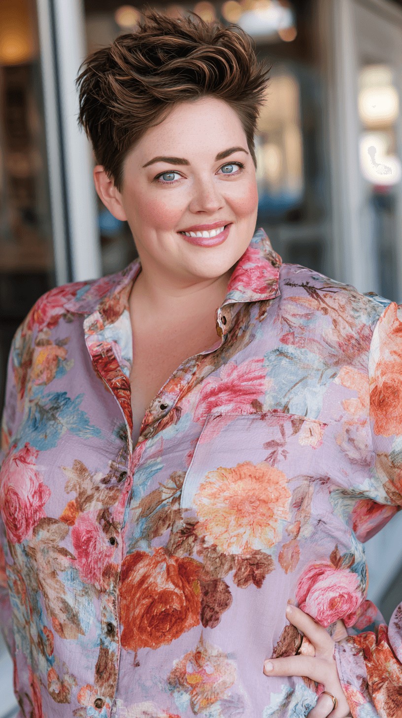 Chic Textured Pixie Cut with Defined Layers