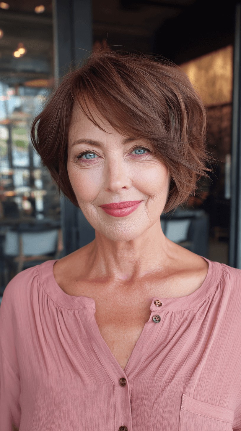 Chic Textured Short Bob with Soft Layers