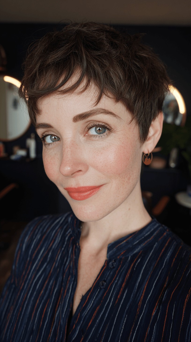 Chic Textured Short Cut with Soft Layers