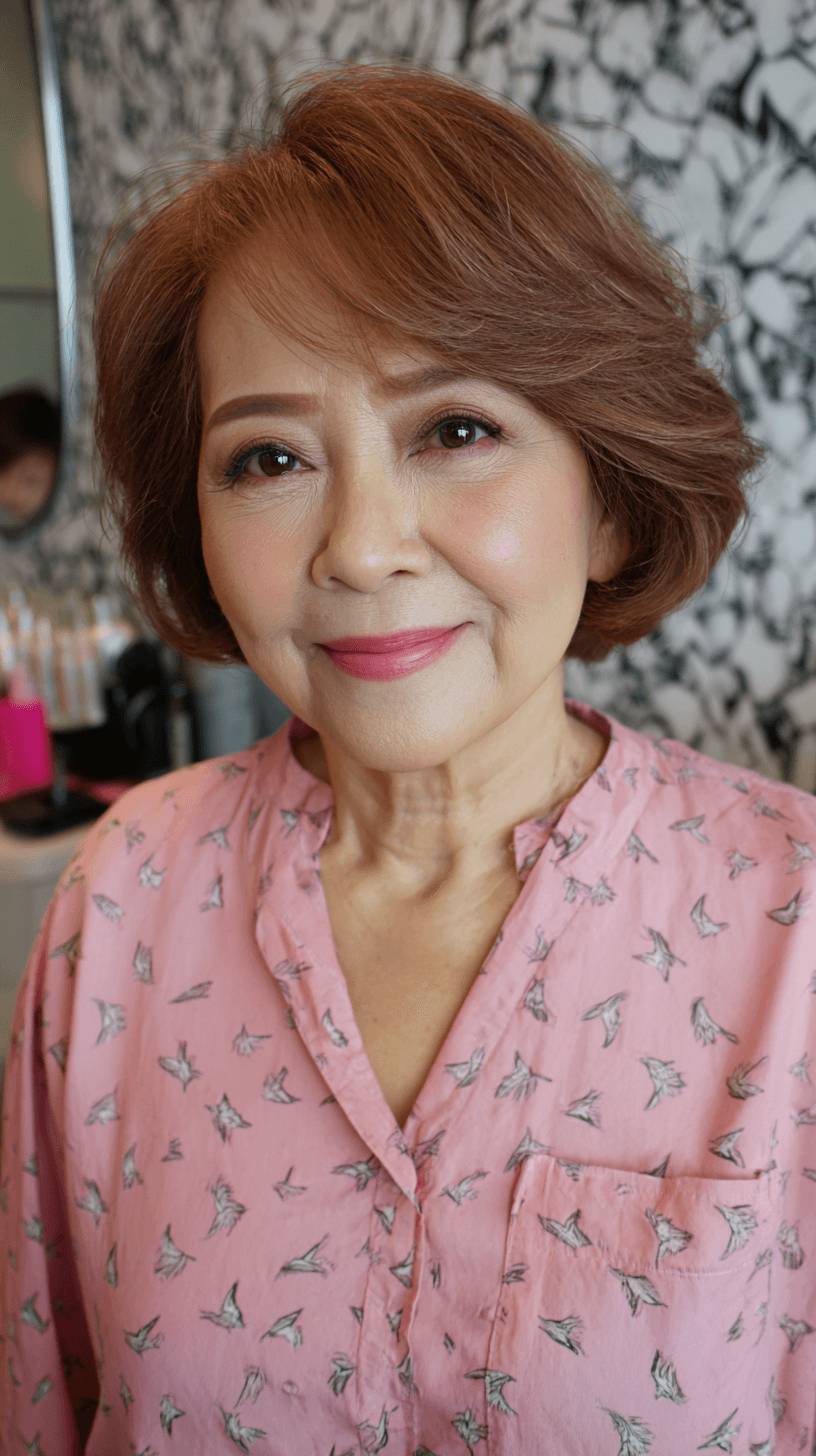 Chic Voluminous Jaw-Length Cut with Soft Layers