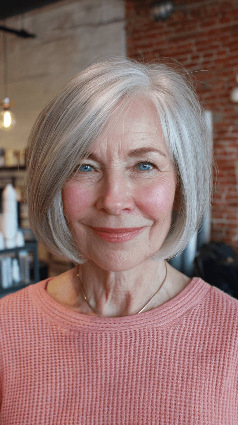 Classic Jaw-Length Bob with Subtle Layers