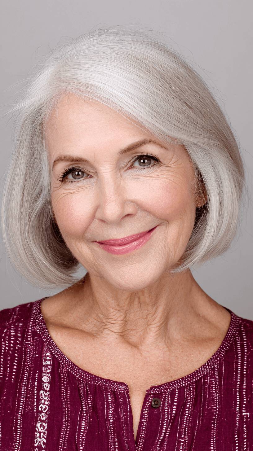 Classic Jaw-Length Cut with Subtle Face-Framing Layers