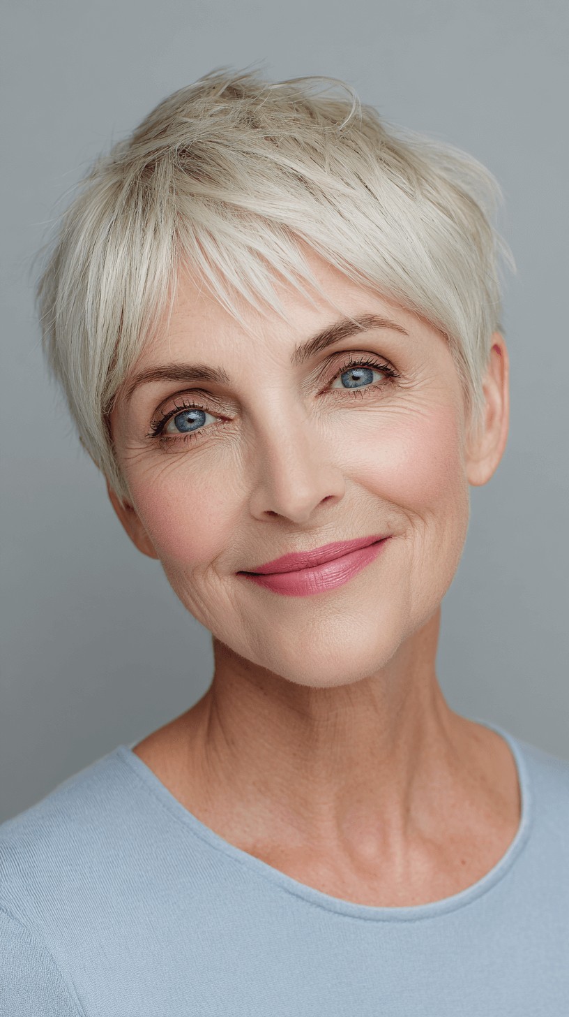 Effortless Soft Textured Pixie Cut