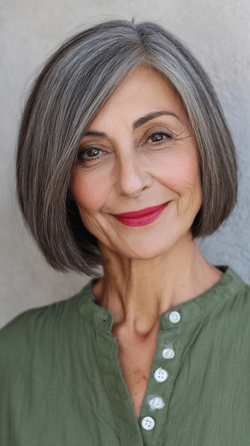Elegant Gradual Bob with Subtle Texture