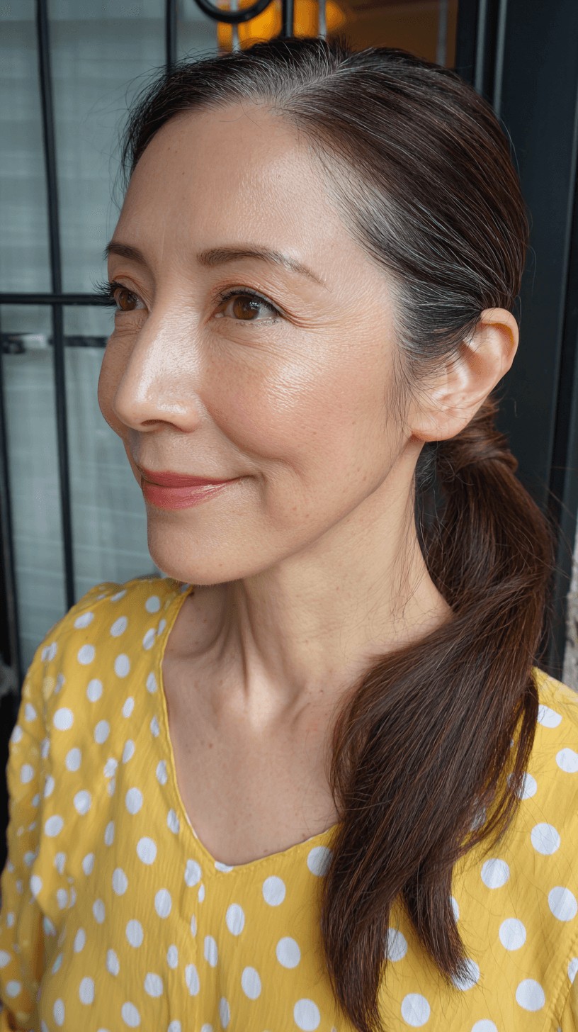 Elegant Sleek Ponytail with Subtle Volume