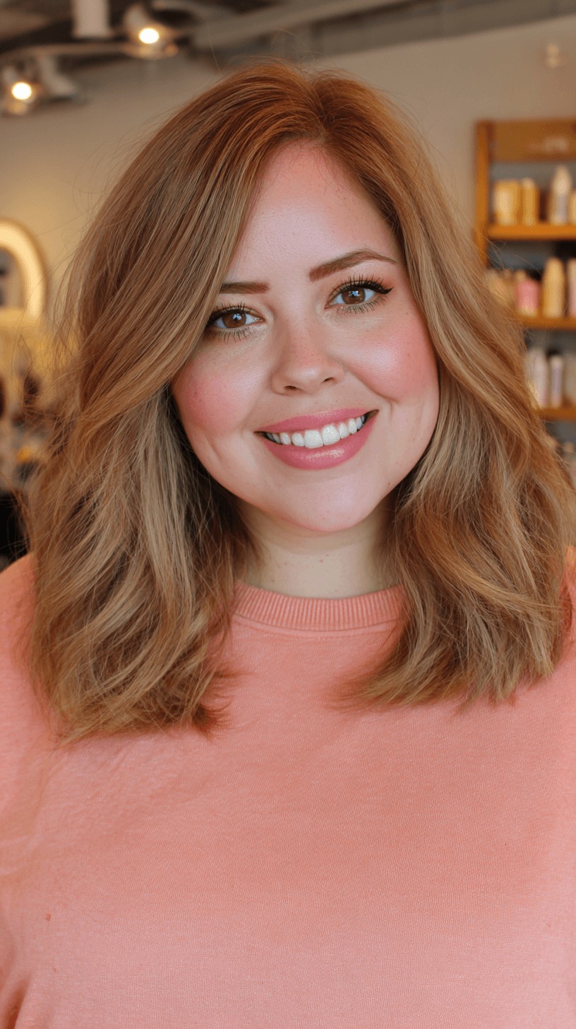 Modern Soft Textured Cut with Gentle Waves