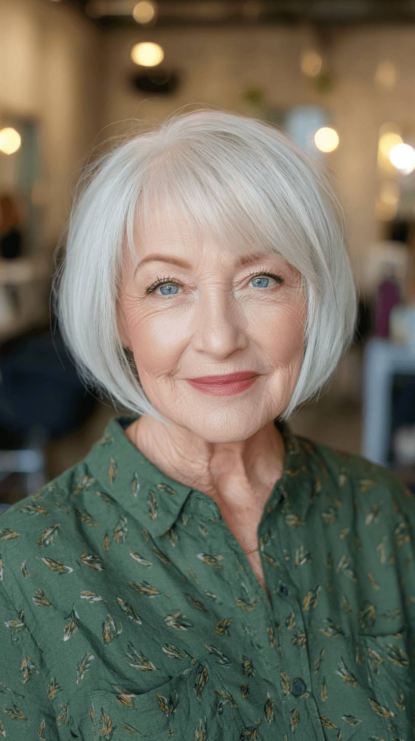 Modern Textured Bob with Softly Framed Face