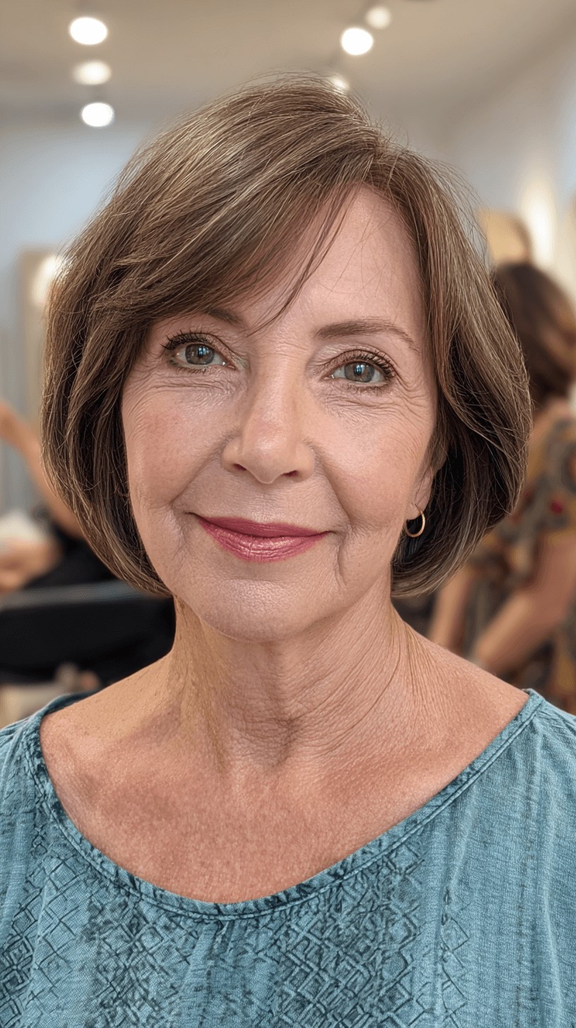 Modern Textured Bob with Subtle Layers