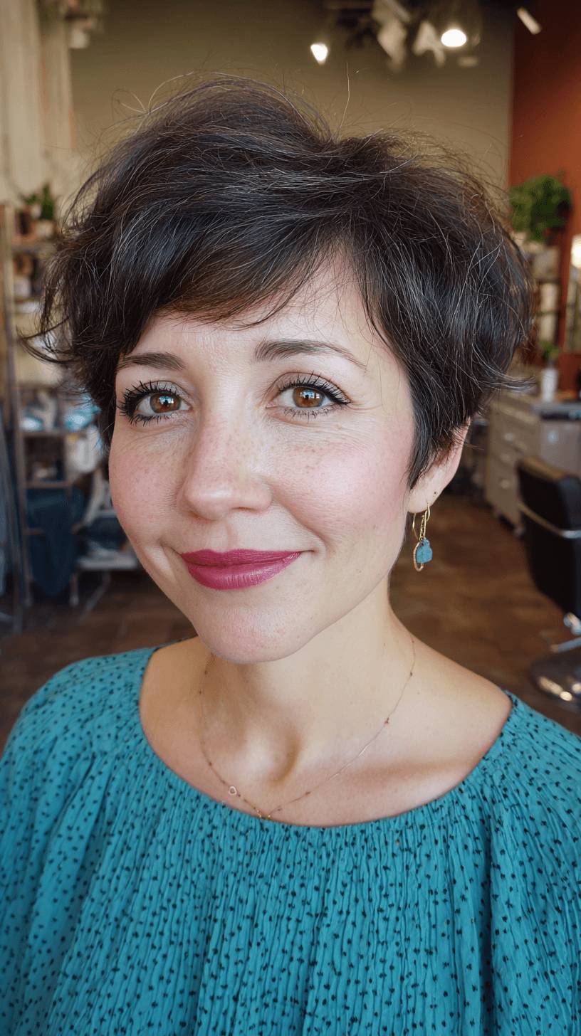 Modern Textured Pixie Cut with Soft Volume