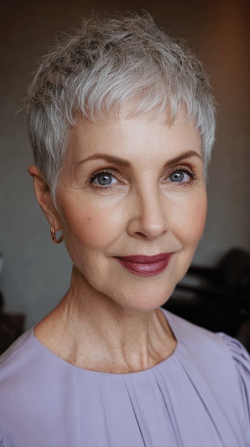 Modern Textured Short Crop with Soft Layers