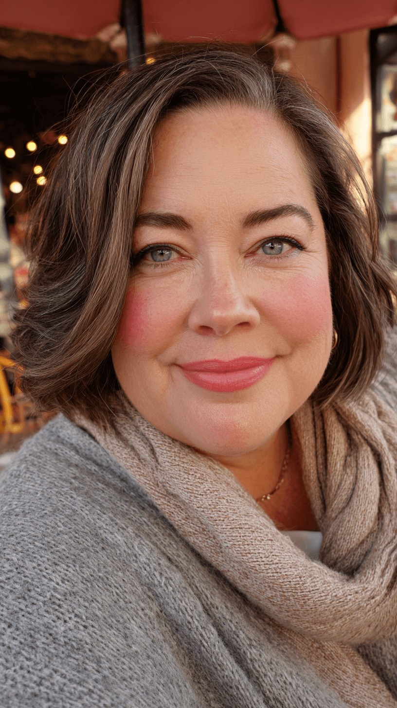 Soft Textured Bob with Subtle Waves