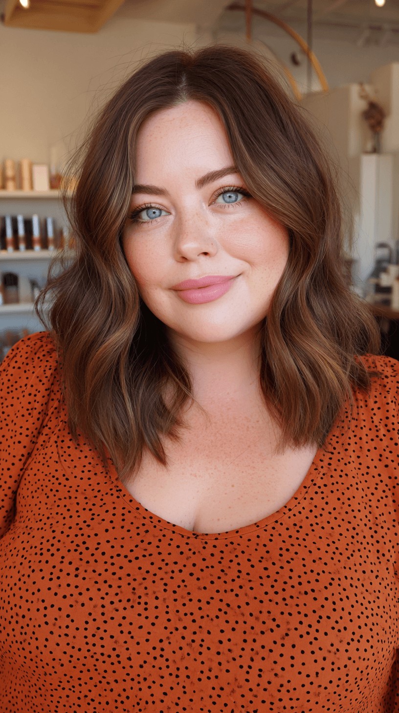 Soft Textured Shoulder-Length Waves