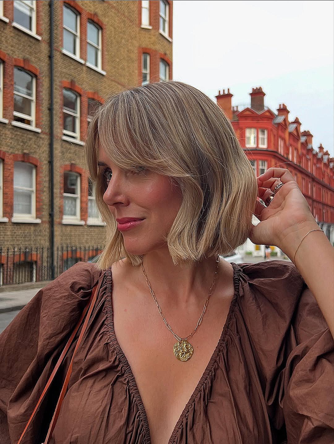 Textured Blonde Bob with Subtle Highlights