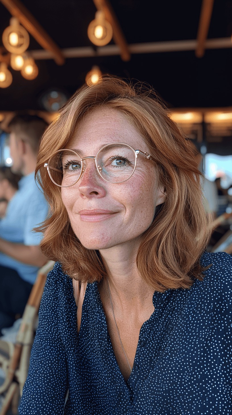 Textured Shoulder-Length Cut with Soft Waves