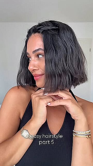 Trendy Braided Blunt Bob