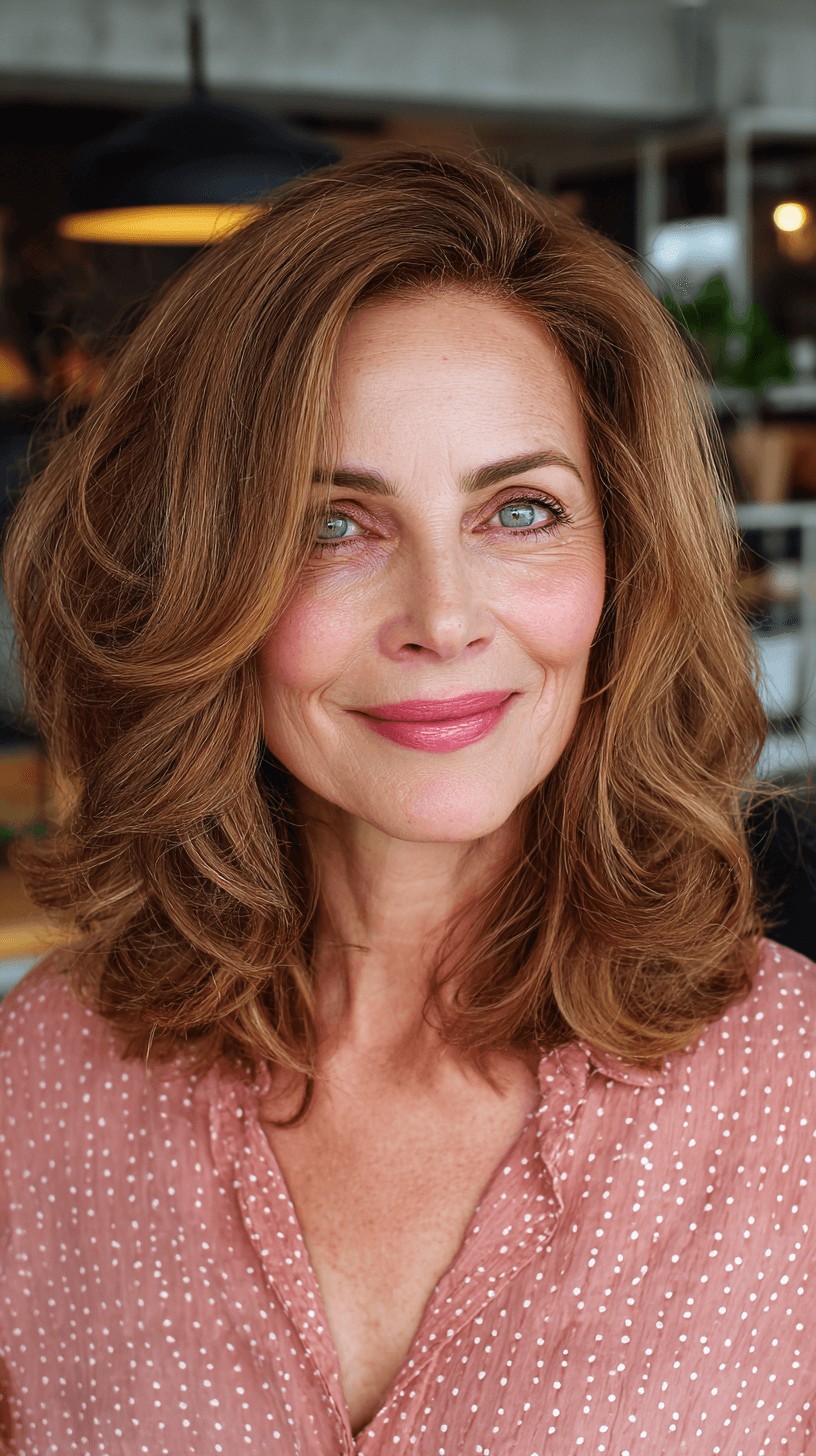 Voluminous Shoulder-Length Waves with Subtle Dimension