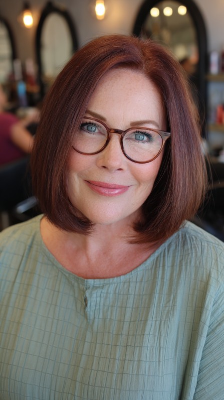 Chic Medium-Length A-Line Bob