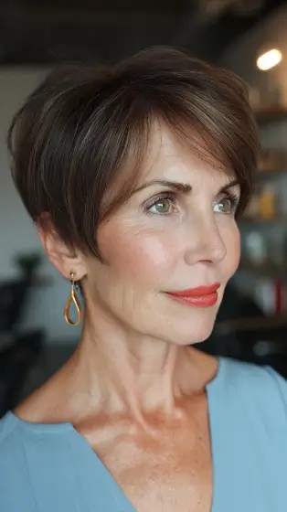 Chic Textured Short Cut with Soft Layers