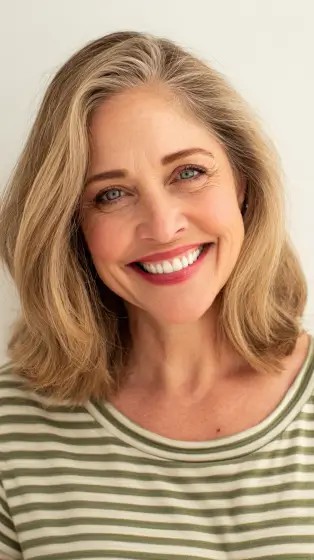 Elegant Shoulder-Length Soft Waves