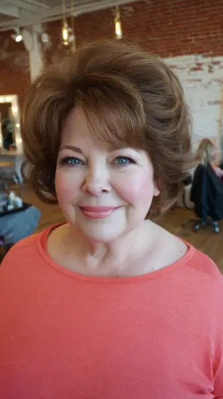 Graceful Voluminous Retro Bouffant