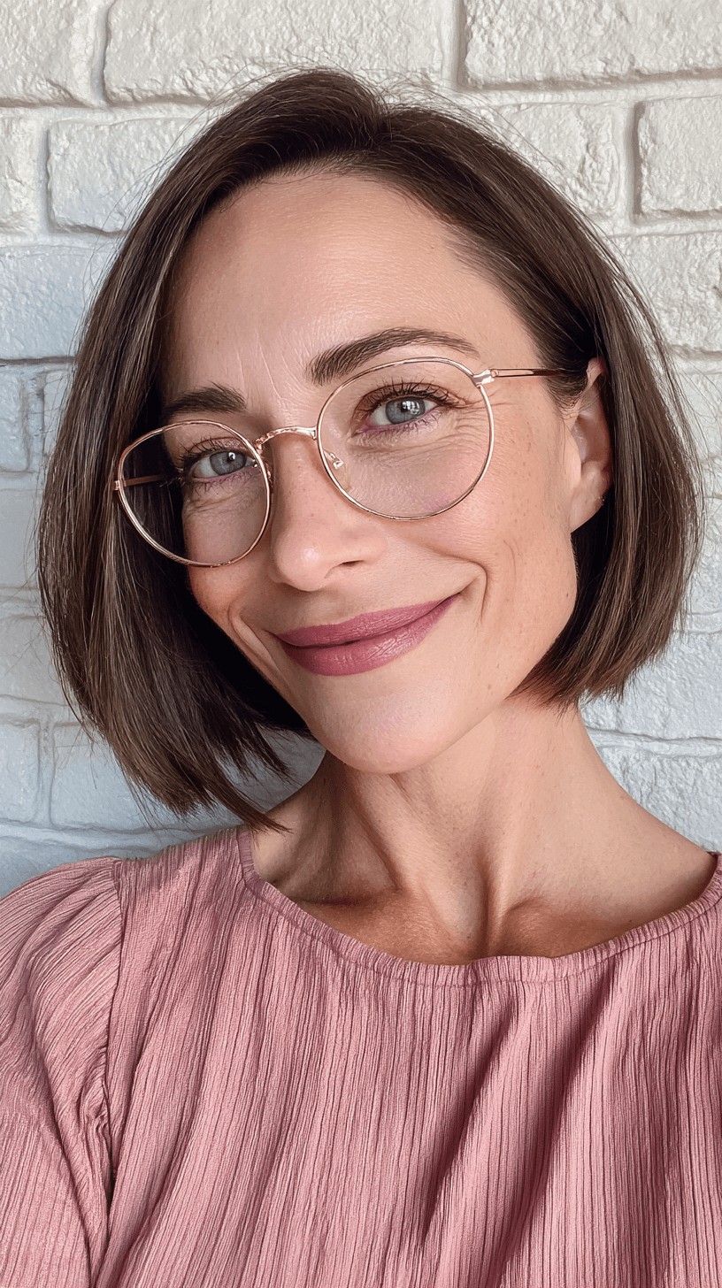 Modern Sleek Bob with Subtle Textured Ends