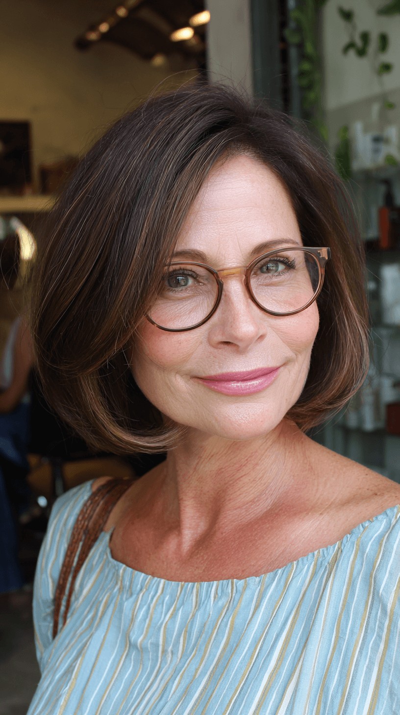 Sleek Stacked Bob with Subtle Movement