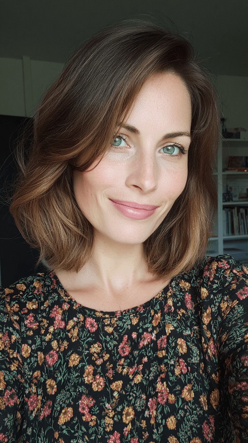 Stylish Textured Bob with Soft Waves