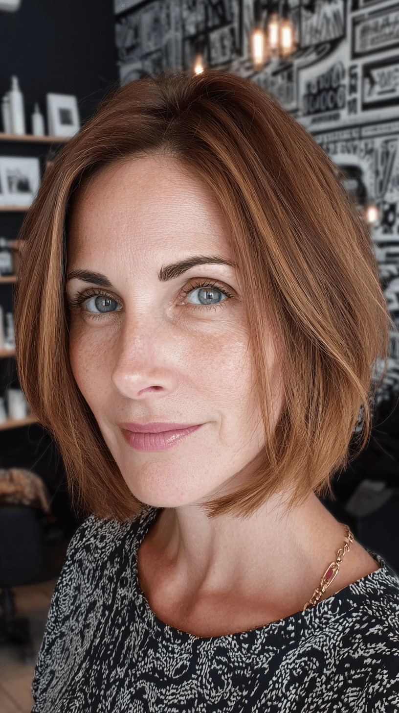 Stylish Textured Bob with Subtle Layers