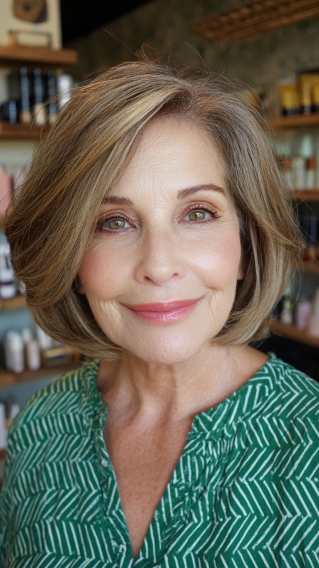 Stylish Voluminous Layered Bob