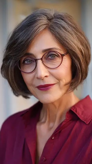 Textured Bob with Soft Layers and Subtle Highlights