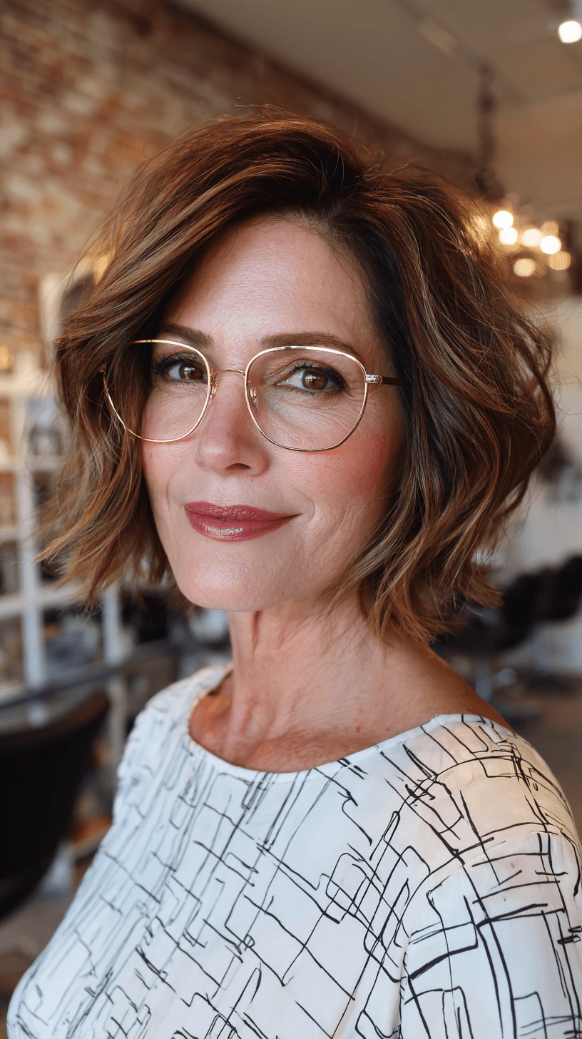 Textured Bob with Soft Movement and Gentle Layers