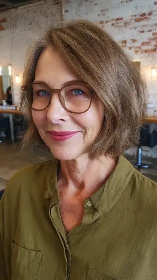 Textured Bob with Soft Waves for Effortless Style