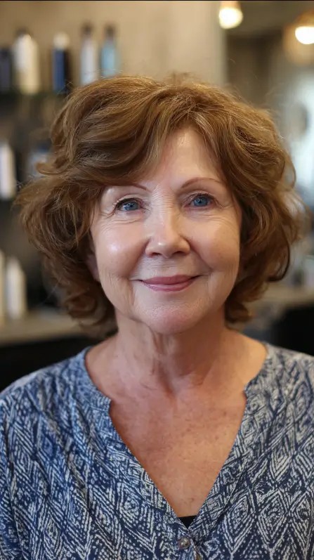 Charming Bouncy Layered Bob with Natural Texture