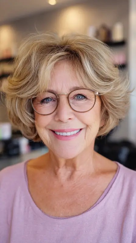 Charming Bouncy Layered Bob with Soft Volume